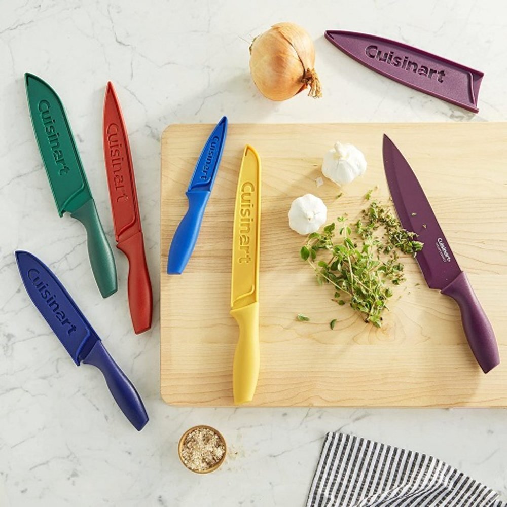 CUISINART 12 PIECE KITCHEN KNIFE SET Multicolor